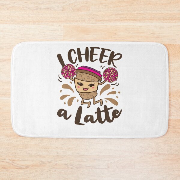 Item preview, I Cheer A Latte Cute Cheerleading designed and sold by jaygo.