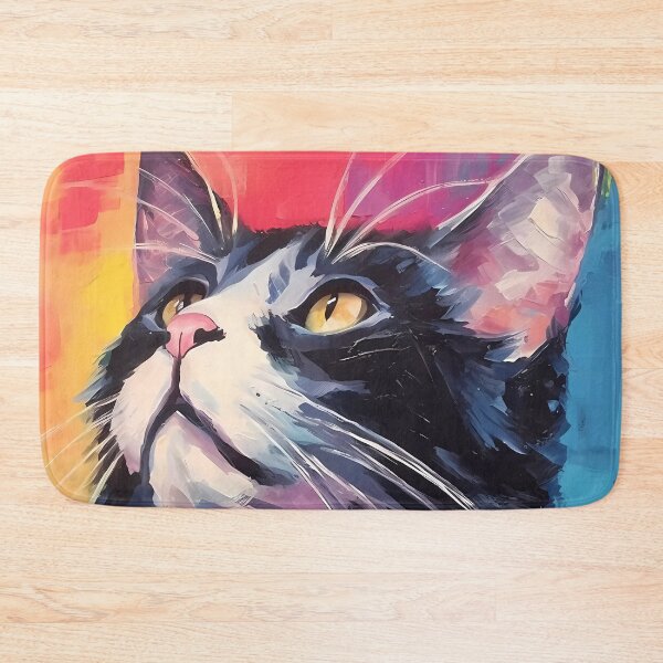 Item preview, Watercolor colored cat04 designed and sold by UnaWu533.