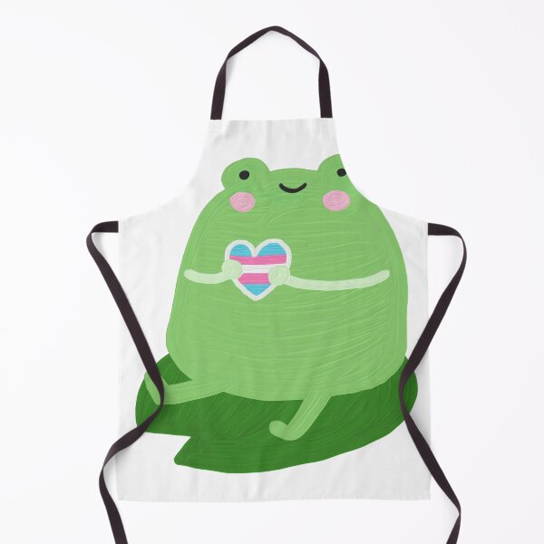 Item preview, Trans Pride Frog with Trans Heart Cute Funny designed and sold by emcazalet.
