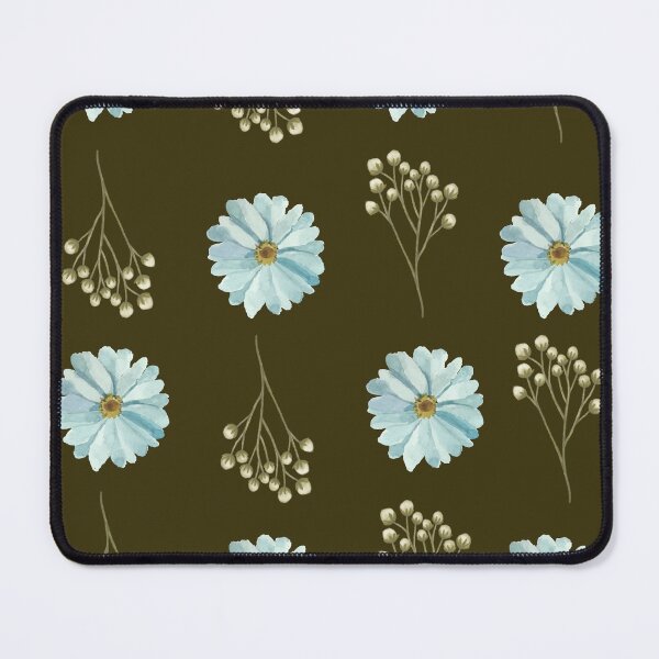 Item preview, Dandelion and Chrysanthemum - Army Green designed and sold by ArtbyMercy.