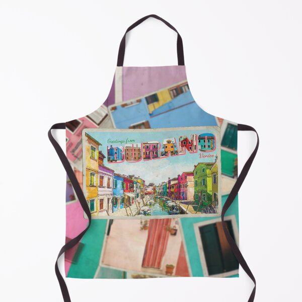 Item preview, Greetings from Burano in Venice Vintage style retro souvenir designed and sold by DeveloperProp0.