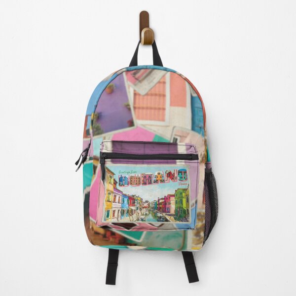 Item preview, Greetings from Burano in Venice Vintage style retro souvenir designed and sold by DeveloperProp0.