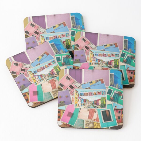 Item preview, Greetings from Burano in Venice Vintage style retro souvenir designed and sold by DeveloperProp0.