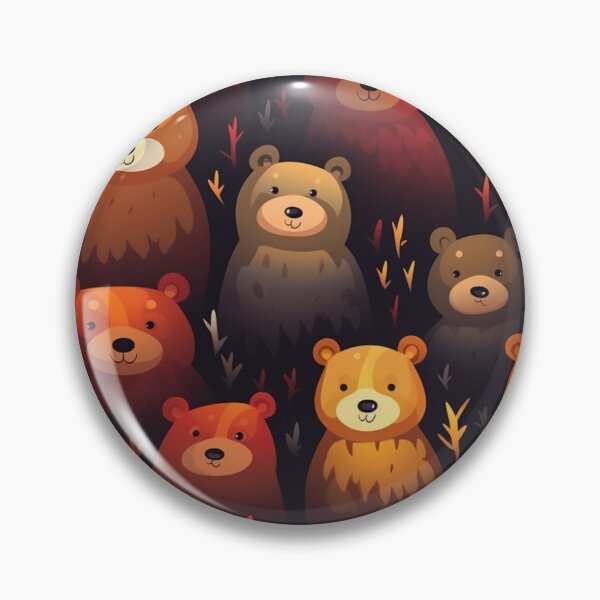 Aperçu de l'œuvre Ours mignons créée et vendue par ComerPrintCo.