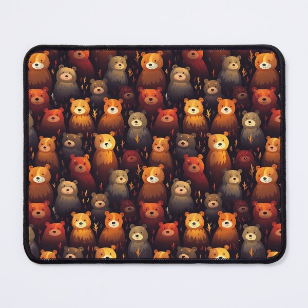 Aperçu de l'œuvre Ours mignons créée et vendue par ComerPrintCo.