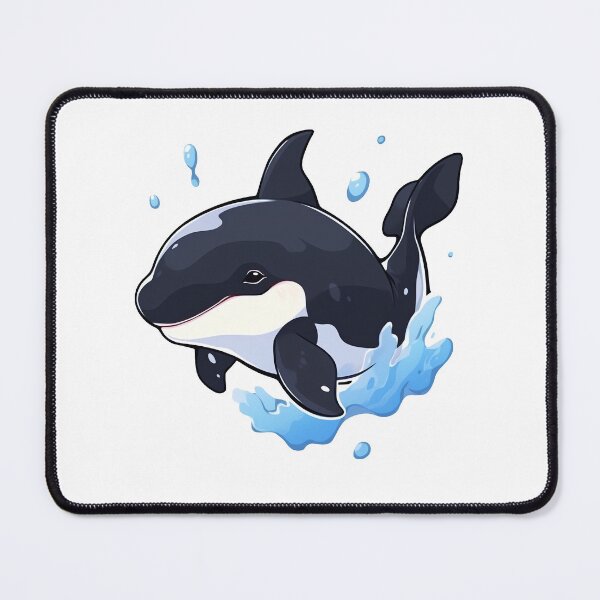 Item preview, Cute Orca Team Gladis Killer Whale designed and sold by CozyKawaiiArt.