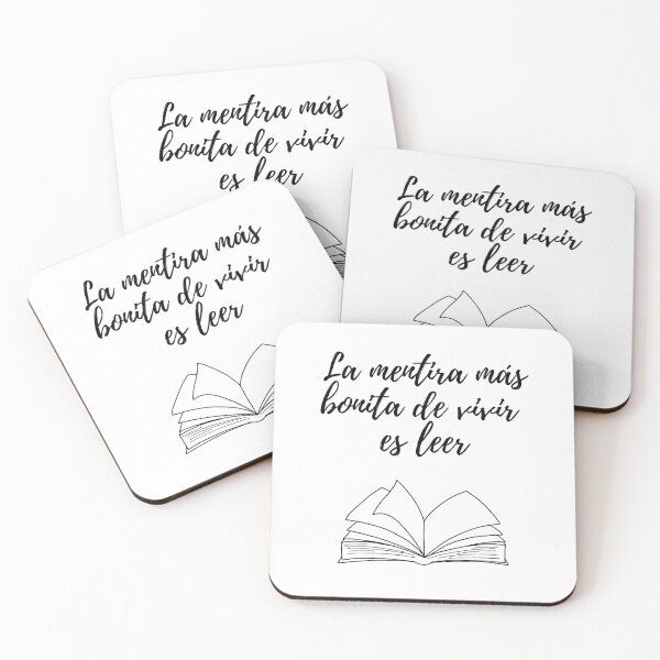 Item preview, La mentira más bonita de vivir es leer designed and sold by AndreaCaleroo.