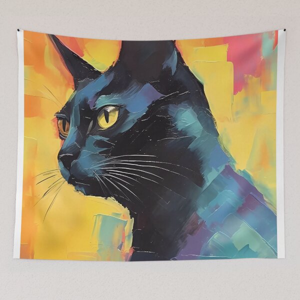 Item preview, Watercolor colored cat07 designed and sold by UnaWu533.