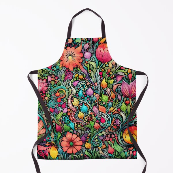 Item preview, Colorful scribble pattern - flowers designed and sold by miss-keysmash.