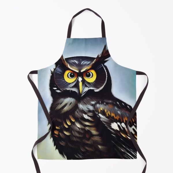 Item preview, Charcoal Black Owl, Ai Generated Art designed and sold by ACC .
