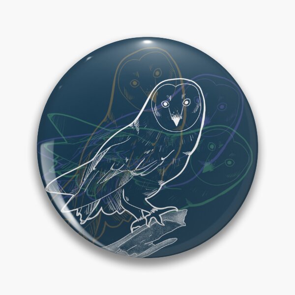 Item preview, Multicolor barn owl designed and sold by bettafish-sheba.