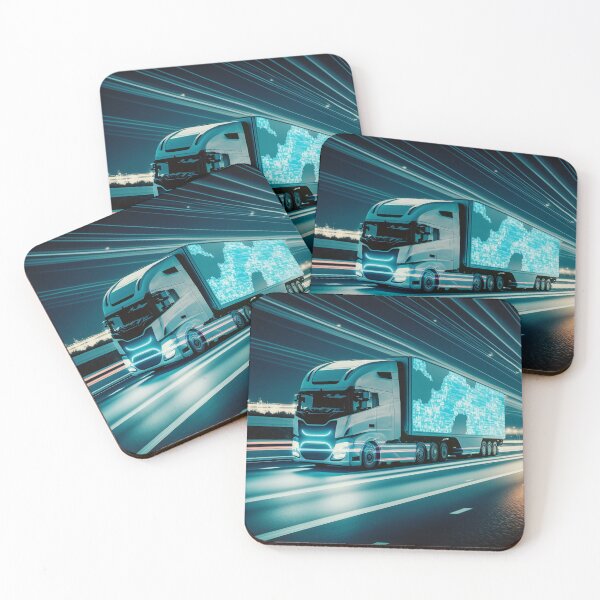 Item preview, Speed and Adventure: Truck on Motion Blur Road designed and sold by Visual Foundry.