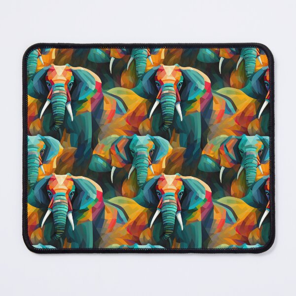 Item preview, Colorful Elephant Print designed and sold by ComerPrintCo.