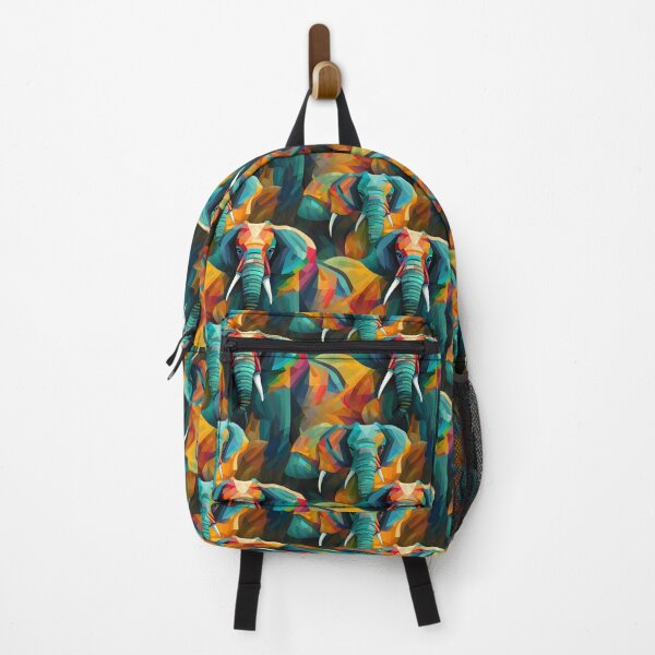 Item preview, Colorful Elephant Print designed and sold by ComerPrintCo.