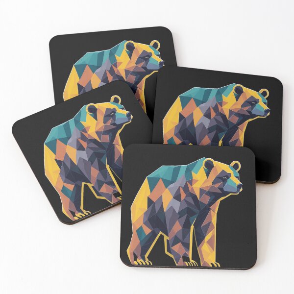 Item preview, Geometric bear designed and sold by YrtemmyS.
