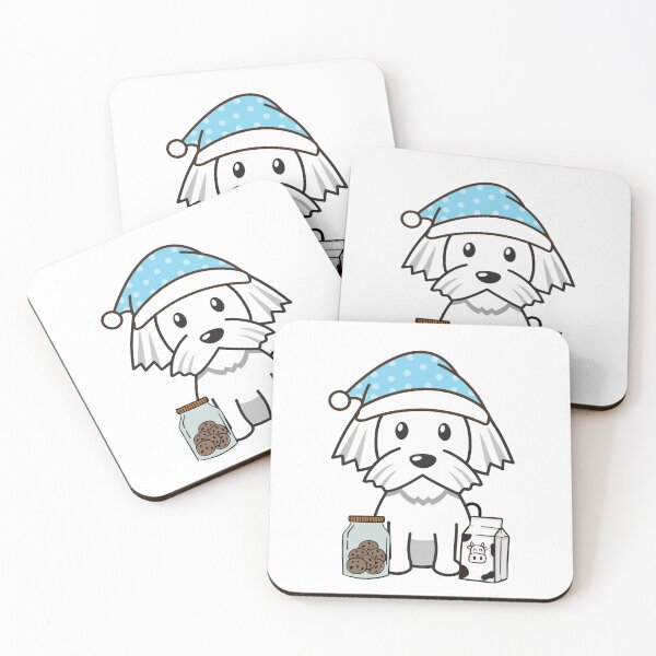 Item preview, Funny white Dog is having a midnight snack designed and sold by Pet Station.