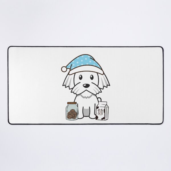 Item preview, Funny white Dog is having a midnight snack designed and sold by Pet Station.