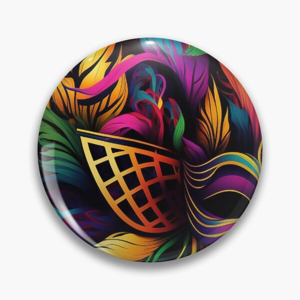 Artikelvorschau, Vibrant Delights: Colorful Venetian Mask Pattern entworfen und verkauft von Visual Foundry.
