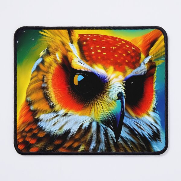 Item preview, Colourful Owl, Ai Generated Art  designed and sold by ACC .