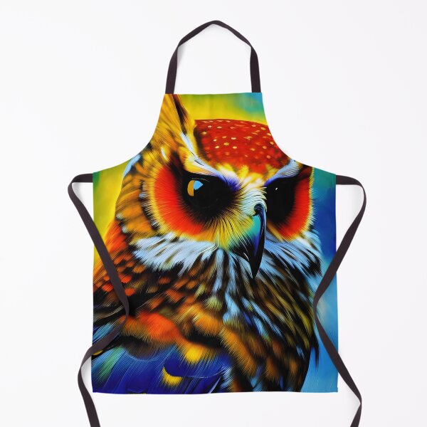 Item preview, Colourful Owl, Ai Generated Art designed and sold by ACC .