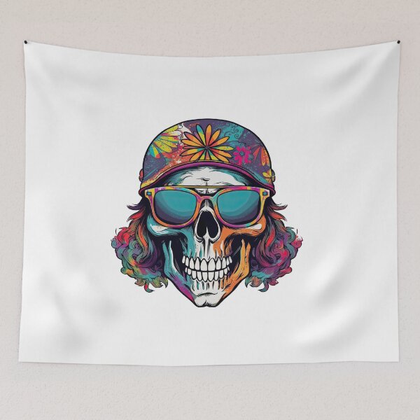 Item preview, Hippie Skull designed and sold by Flyleaf-Prints.