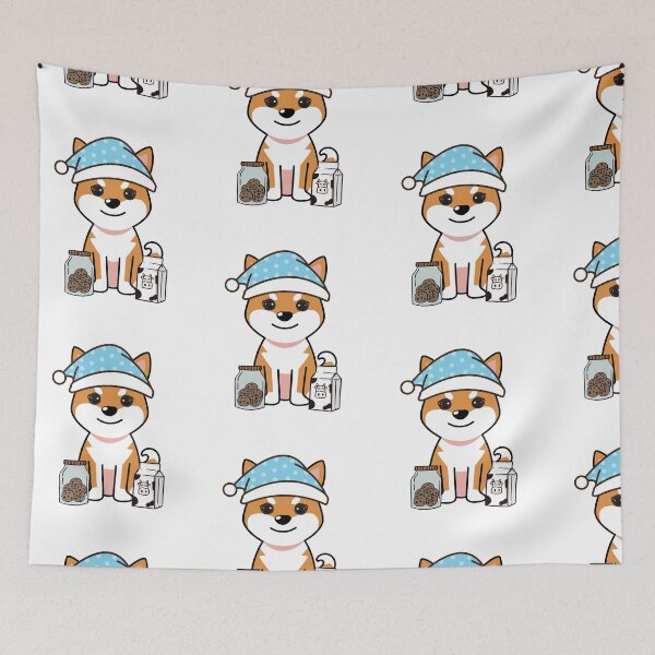 Item preview, Funny orange Dog is having a midnight snack designed and sold by Pet Station.