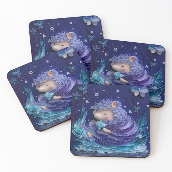 Item preview, Cute cartoon mermaid in the sea. Fantasy illustration for children. designed and sold by aiphotosart.