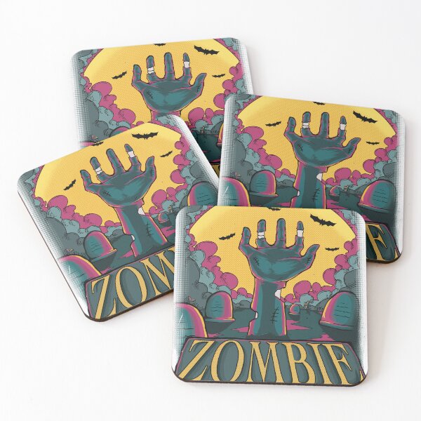 Item preview, Zombie Cemetery - Retro Style designed and sold by ToffieDesign.