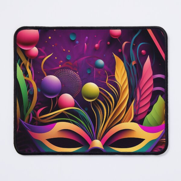 Item preview, Enigmatic Elegance: Colorful Venetian Mask Tapestry designed and sold by Visual Foundry.