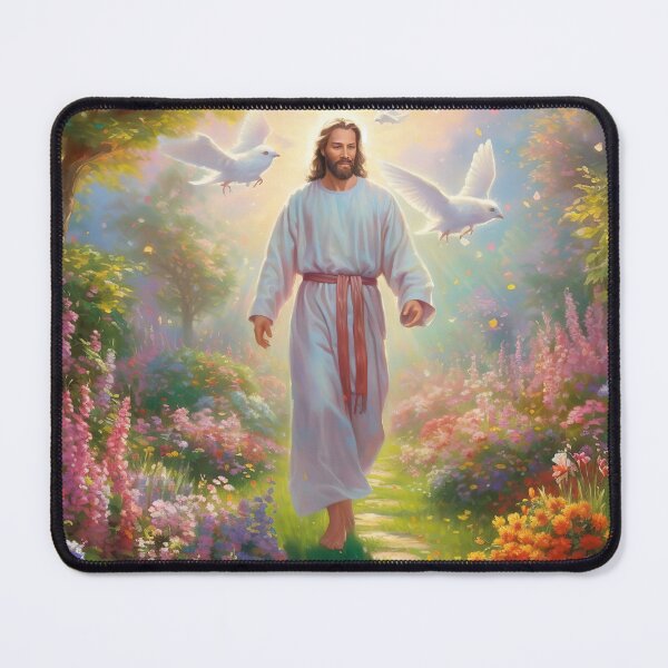 Item preview, Jesus walking through the Garden of Heaven designed and sold by HeavenGalleria.