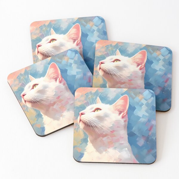 Item preview, Watercolor colored cat12 designed and sold by UnaWu533.