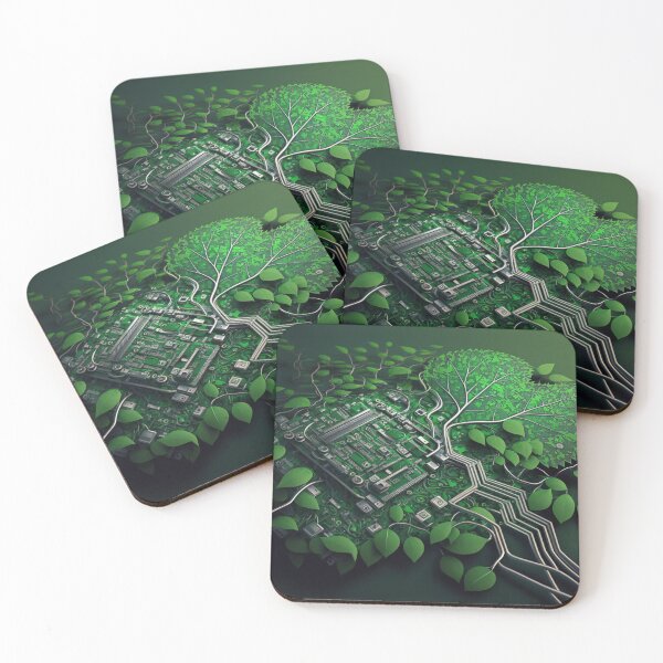 Item preview, Techno-Nature Fusion: Circuitry Blooms designed and sold by Visual Foundry.