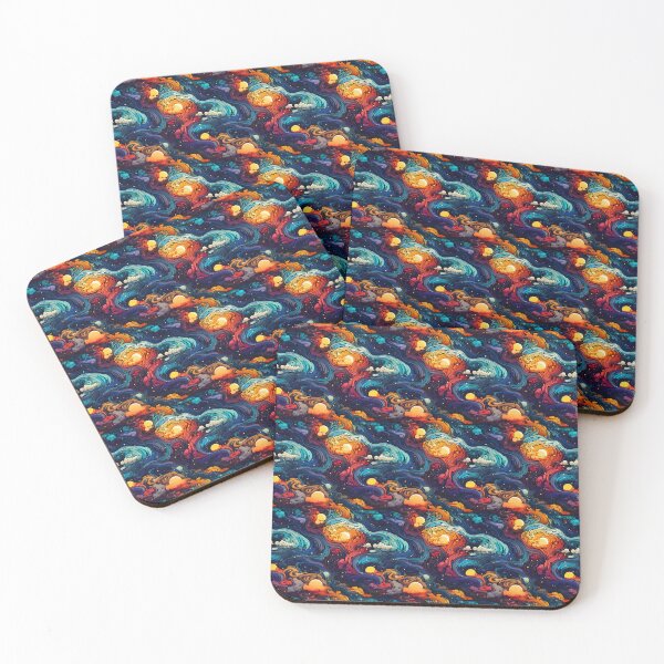 Item preview, Colorful Galaxy Print designed and sold by ComerPrintCo.