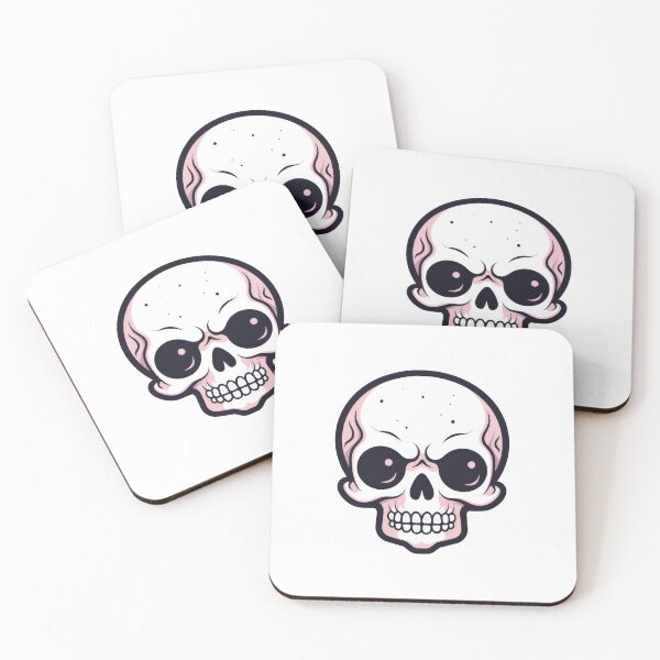 Item preview, Pink skull designed and sold by art-shop-by-Kat.