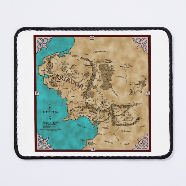 Item preview, A Map of Middle-earth designed and sold by Scott Auld's Merch Shop.