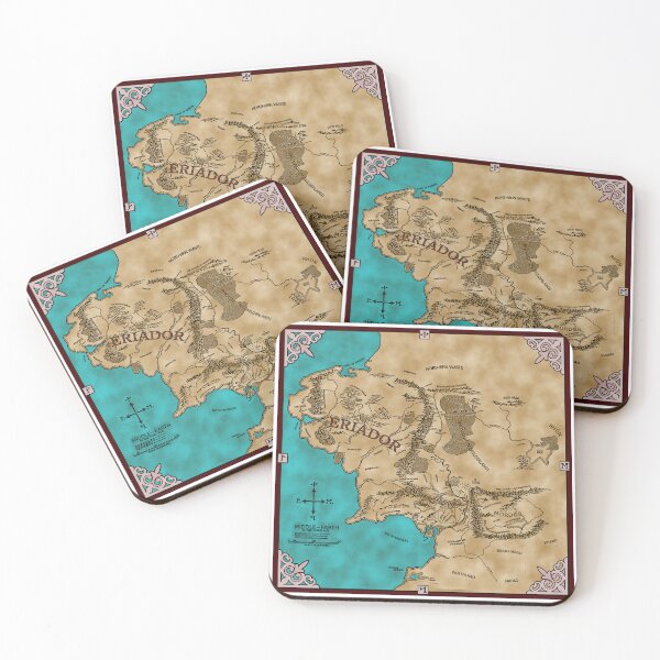 Item preview, A Map of Middle-earth designed and sold by Scott Auld's Merch Shop.