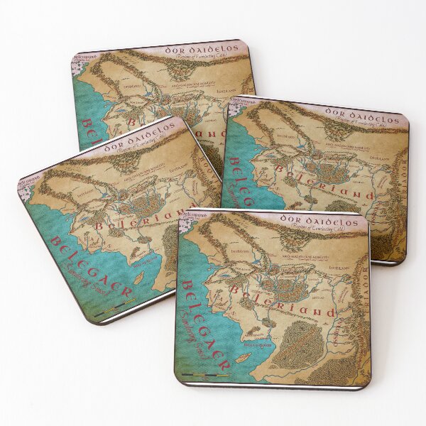 Item preview, A Map of Beleriand designed and sold by Scott Auld's Merch Shop.