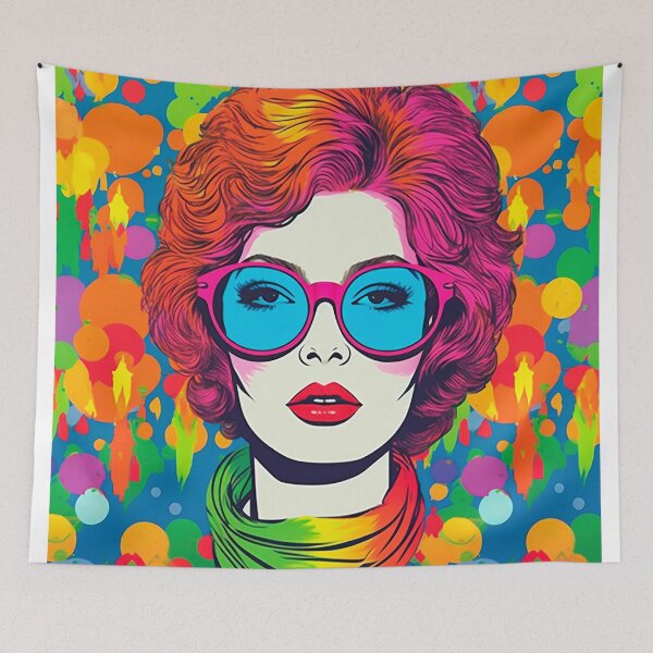 Item preview, popart colorful Diva Lgbt designed and sold by Rafael-Wong.