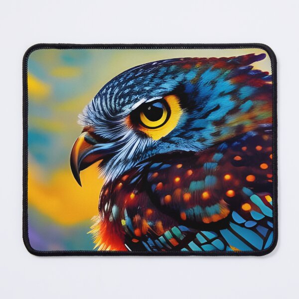 Item preview, Small Blue Owl, Ai Generated Art  designed and sold by ACC .