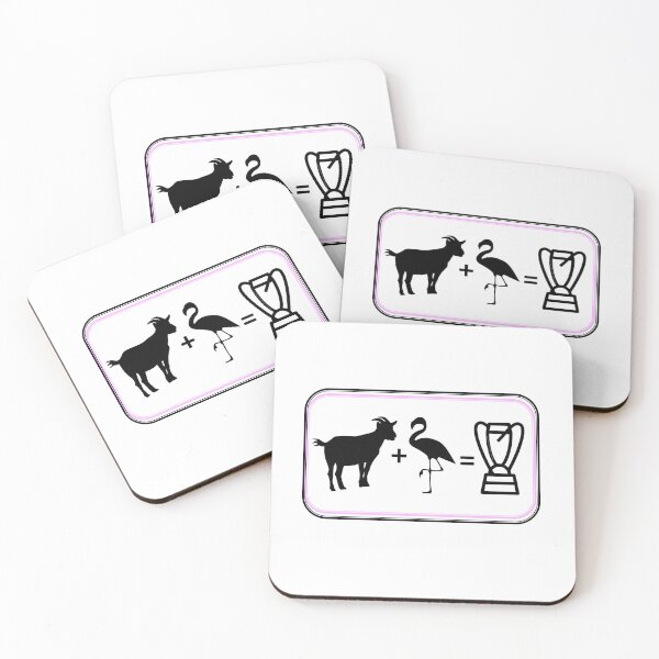 Item preview, Goat + Flamingo = MLS trophy   Inter Miami + Messi = Succes designed and sold by HamburgerToft.