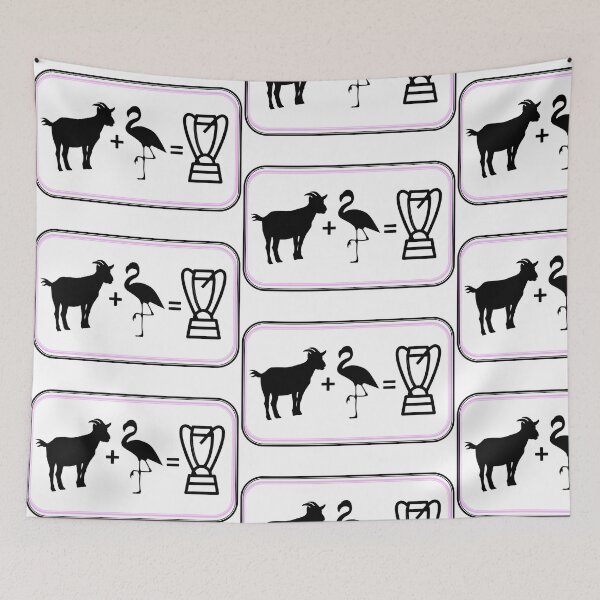 Item preview, Goat + Flamingo = MLS trophy   Inter Miami + Messi = Succes designed and sold by HamburgerToft.