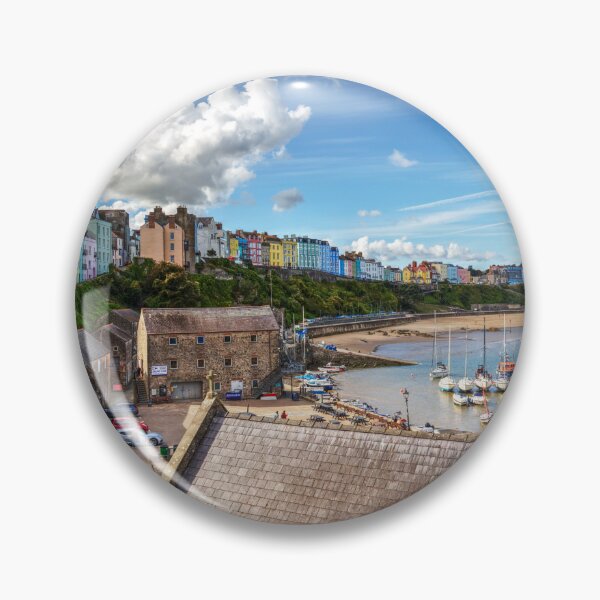 Item preview, Dramatic Sky Over Tenby Harbour And Town designed and sold by Paul Thompson Photography.