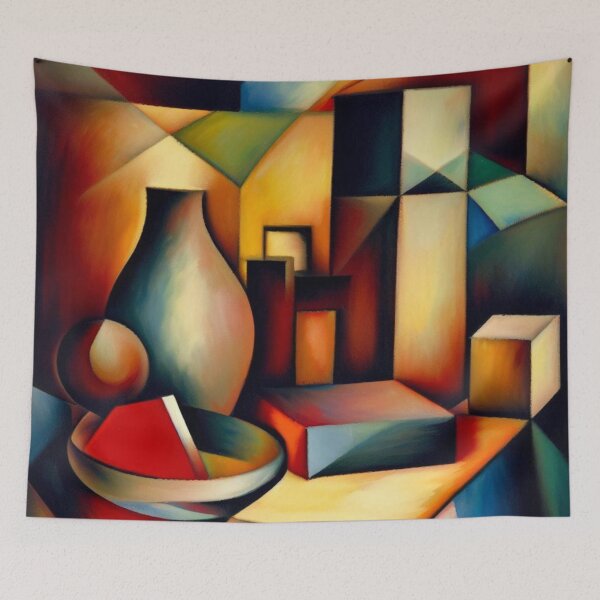 Item preview, Cubist still life designed and sold by Donkey's Salad.