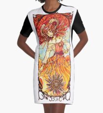 Sun Tarot - Youtube artists Collective Graphic T-Shirt Dress