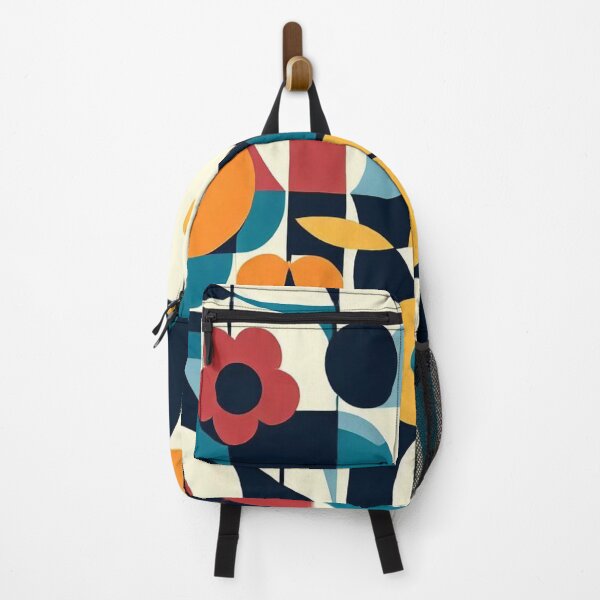 Item preview, Bauhaus flower pattern designed and sold by Donkey's Salad.