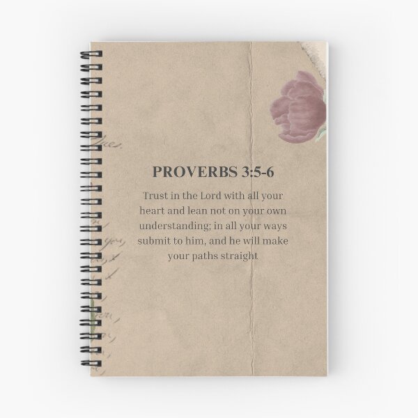 Item preview, Proverbs 3 verse 5-6 Bible verse designed and sold by TeesStorefront.