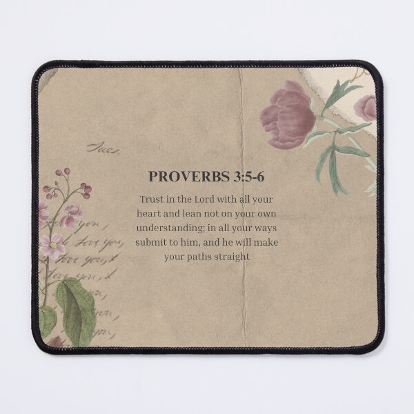 Item preview, Proverbs 3 verse 5-6 Bible verse designed and sold by TeesStorefront.