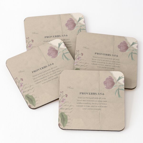 Item preview, Proverbs 3 verse 5-6 Bible verse designed and sold by TeesStorefront.