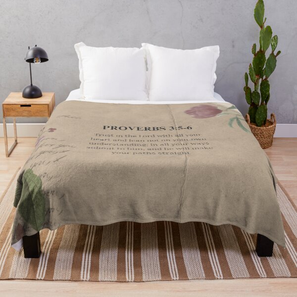 Item preview, Proverbs 3 verse 5-6 Bible verse designed and sold by TeesStorefront.