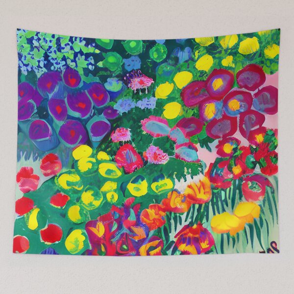 Item preview, Flowers in the style of famous art No. 14 designed and sold by CRAFTER-MEDIA.